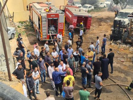جنين: احتراق 10 مركبات بالمنطقة الصناعية في برطعة
